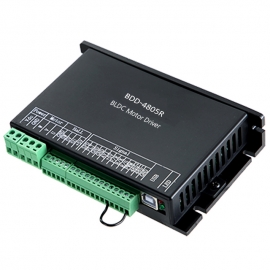 클로즈 루프 제어 BDD-4805R 480W BLDC모터 디지털 드라이버 485통신제어 홀센서/센서리스겸용