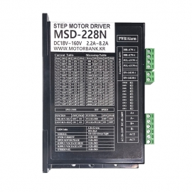 8.2A 256분주 마이크로스텝드라이버 MSD-228N 2상 스테핑모터 드라이버