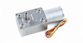 웜기어드 구동드라이버내장 BLDC모터 싱글샤프트 WGM30-BL2430-1260 DC12V 최대부하 45kgf.cm 셀프락킹기능