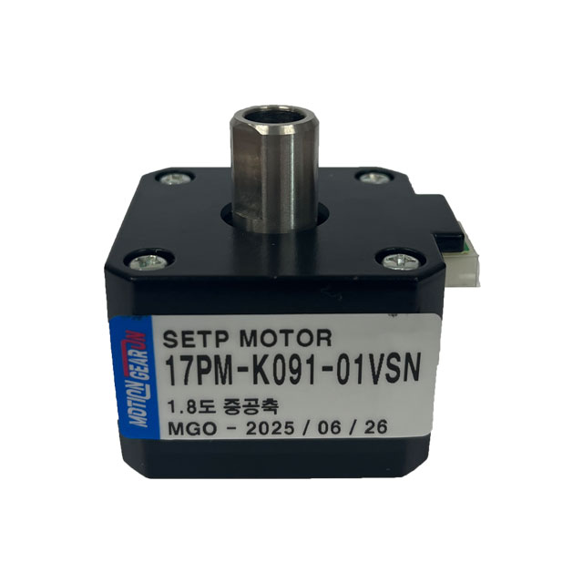 42각 중공축 스테핑모터 17PM-K091-01VSN 1.8도 2.7Kg.cm 비젼시스템