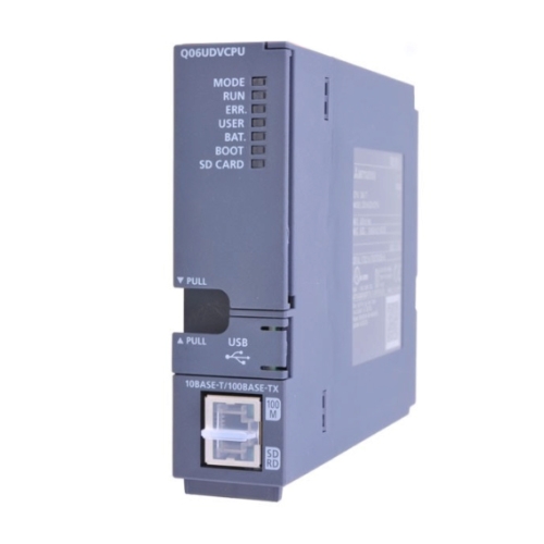 Q06UDVCPU PLC Q Series iQ CPU module;4096 EA;1.9 ns/log. Com.;60k steps;Ethernet;USB;SD