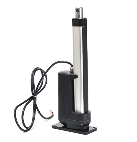 고추력 리니어액추에이터 LM-75230-24700N DC24V 추력 7000N(약 714kgf) 17mm/s 바닥 브라켓 체결 스트로크 50~1000mm 선택