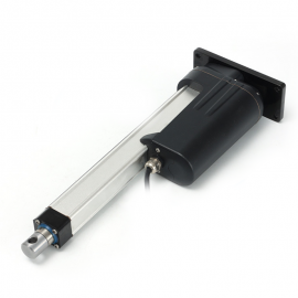 고추력 리니어액추에이터 LM-75230-48700N DC48V 추력 7000N(약 714kgf) 17mm/s 바닥 브라켓 체결 스트로크 50~1000mm 선택 태양광 추적장치용
