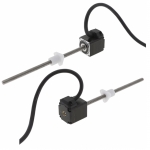 28각(NEMA11) 리니어 스텝모터 LM-NK1133 외부 스크류형 스트로크 100&middot;150mm 스크류 &phi;6.35 리드 2.54mm 정격전류 1A