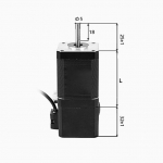 42각 60mm 바이폴라 스텝모터 NK176070BH 2상 1.8도 5파이 브레이크 타입