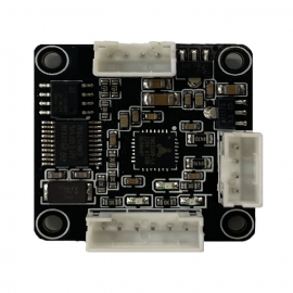 RS-485 스텝모터 드라이버 컨트롤러 SBC-11R4 Modbus RTU DC7~24V 28&times;28mm 모터 후면 일체형 리미트 2채널 원점복귀&middot;다축 주소 설정