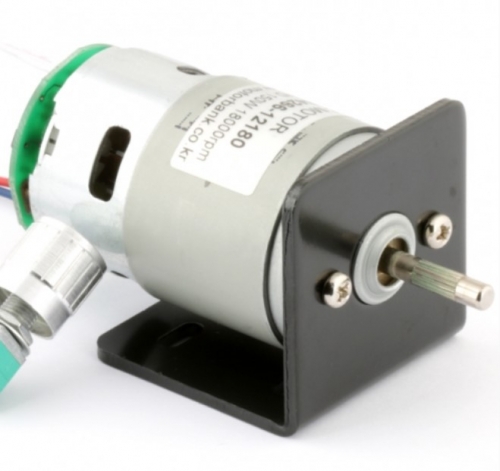 속도조절기 일체형 소형 DC모터 DMC-MB4266-12180N   DC12V  18000RPM 221W 고정브라켓세트제품