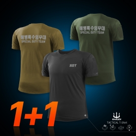 1+1 워든 택티컬 티셔츠 - SDT 해병특수임무대