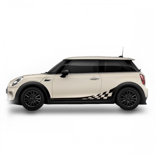 미니 사이드 데칼 CHECK RACING mini/countryman side