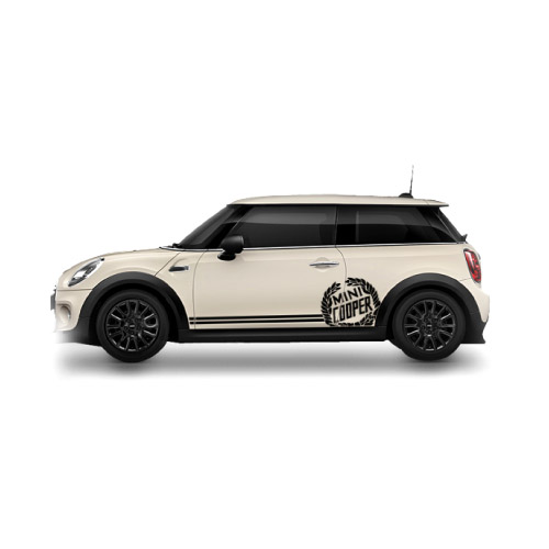 미니 사이드 데칼 BIG LAUREL mini/countryman side