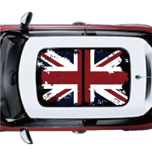 미니쿠퍼 썬루프 데칼 PAINTING UNIONJACK sunroof