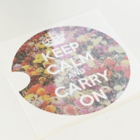 KEEPCALM 플라워 미니쿠퍼 주유구 데칼 자동차 스티커
