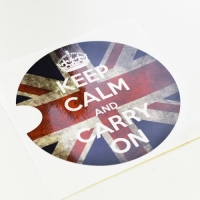 KEEPCALM 유니언잭 미니쿠퍼 주유구 데칼 자동차 스티커