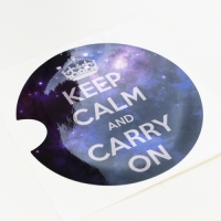 KEEPCALM 갤럭시 미니쿠퍼 주유구 데칼 자동차 스티커