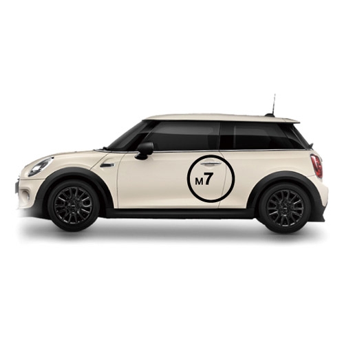 미니 사이드 데칼 M7 mini/countryman side