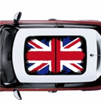 미니쿠퍼 썬루프 데칼 GRUNGE UNIONJACK sunroof