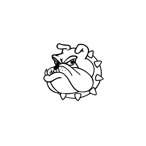 ANGRY BULLDOG sticker 차량용 데칼 스티커