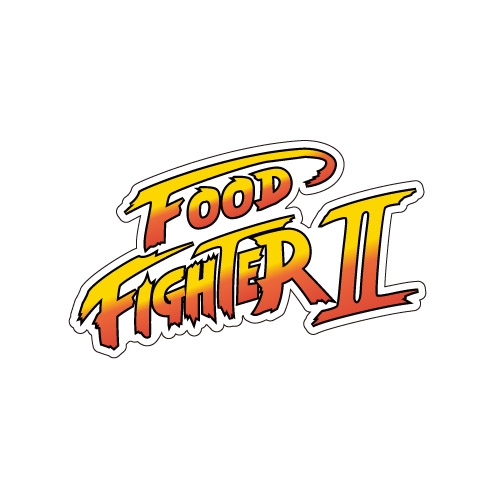 Food fighter sticker 차량용 스티커 데칼