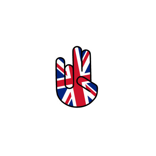 unionjack hand sticker 차량용 스티커 데칼