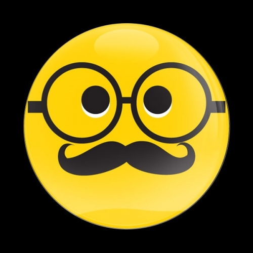 고뱃지 EMOJI MUSTACHE GLASSES