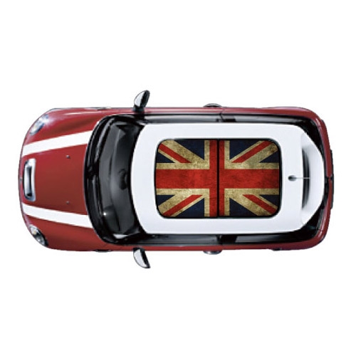 미니쿠퍼 썬루프 데칼 VINTAGE UNIONJACK sunroof