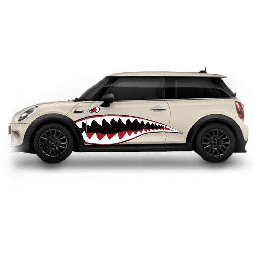 미니 사이드 데칼 SHARK mini/countryman side