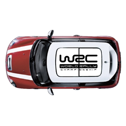 미니쿠퍼 썬루프 데칼 WRC RALLY sunroof