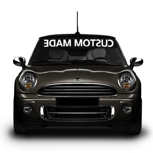 텍스트 커스텀 프론트 윈도우 데칼 CUSTOM MADE TEXT front window decal