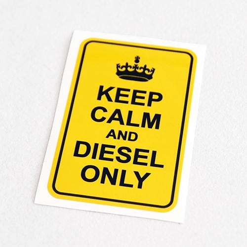 미니 주유구 캡 데칼 KEEP CALM BOX_diesel/gasoline 차량용 데칼 스티커