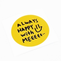 ALWAYS HAPPY 차량용 데칼 스티커