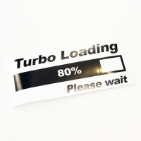 TURBO LOADING decal 차량용 데칼 스티커