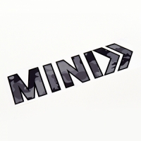 MINI>> 그레이 카모 미니 폰트 차량용 스티커 데칼