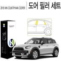 F60 컨트리맨 쿠퍼 도어 필러 PPF 자동차 스크래치 방지 보호필름 세트(각 1매) (HS1766279)