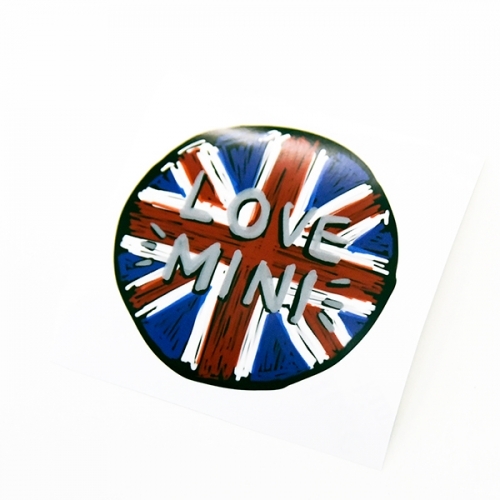 LOVE MINI unionjack 차량용 스티커 데칼