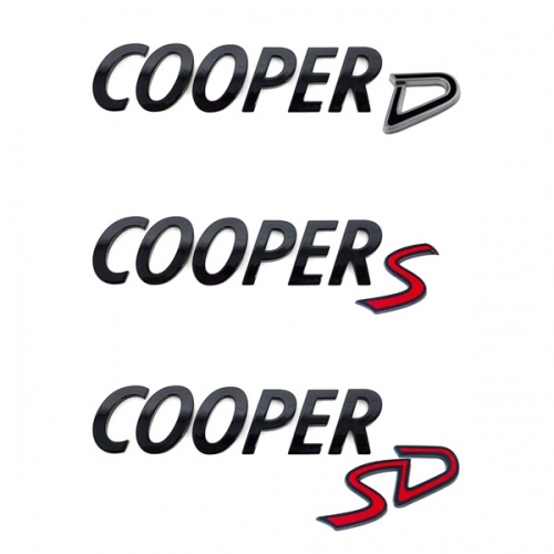 MINI 미니쿠퍼 순정품 악세사리 COOPER D, S, SD 블랙 엠블럼