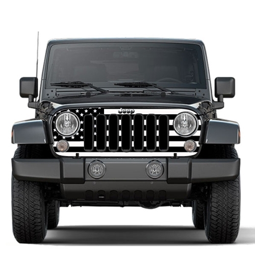 지프 JEEP BLACK FLAG wrangler grill decal