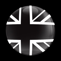 고뱃지 FLAG UK BW BLACKJACK