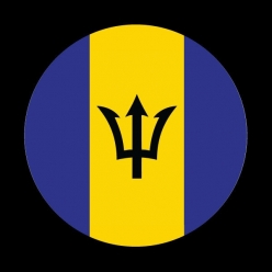 고뱃지 FLAG BARBADOS