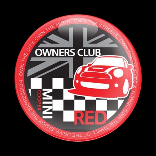 고뱃지 MINI OWNERSCLUB RED