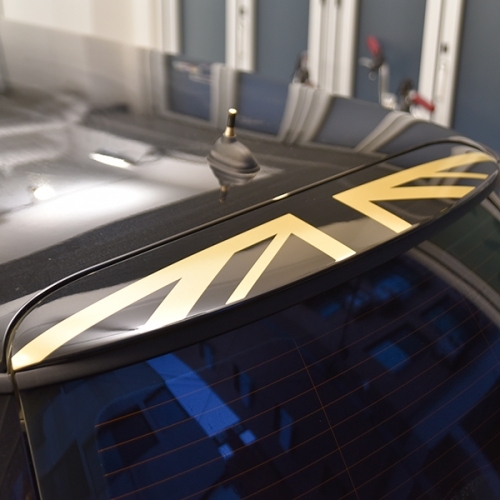 미니 루프 스포일러 데칼 MINI ROOF SPOILER DECAL (실버잭/골드잭)