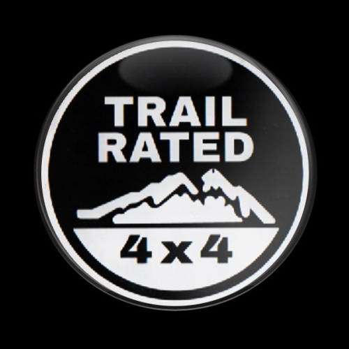 고뱃지 TRAIL RATED 4x4 BLACK