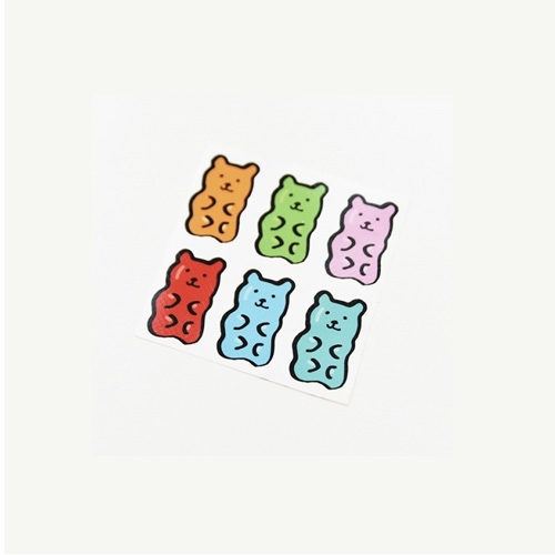 구미베어 스몰세트 데칼 스티커 GUMMY BEAR small set