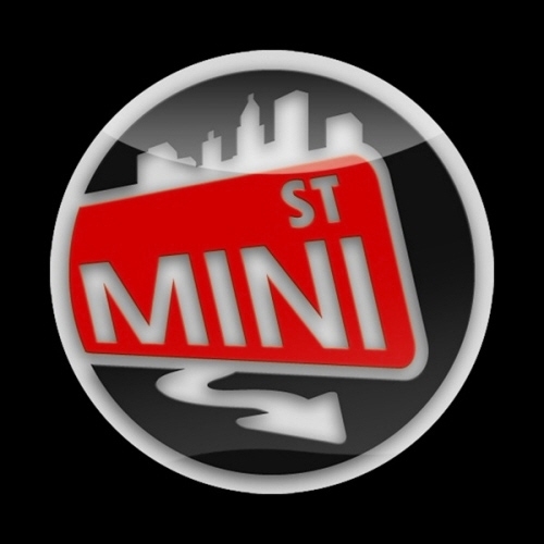 고뱃지 3D MINI ST-BLACK RED