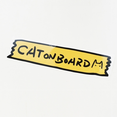캣 온 보드 CAT ON BOARD 테이프 차량용 데칼 스티커