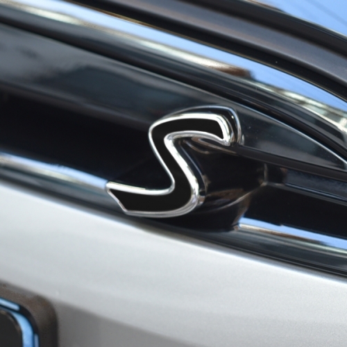 미니쿠퍼 S 엠블럼 커버 데칼 MINI S emblem cover decal set 차량용 데칼 스티커