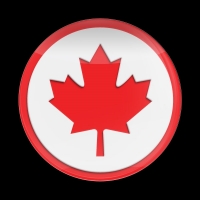 고뱃지 3D FLAG CANADA 2
