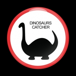 고뱃지 SIGN-DINOSAURS CATCHER