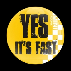 고뱃지 MINI YES FAST