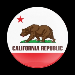 고뱃지 FLAG-CALIFORNIA