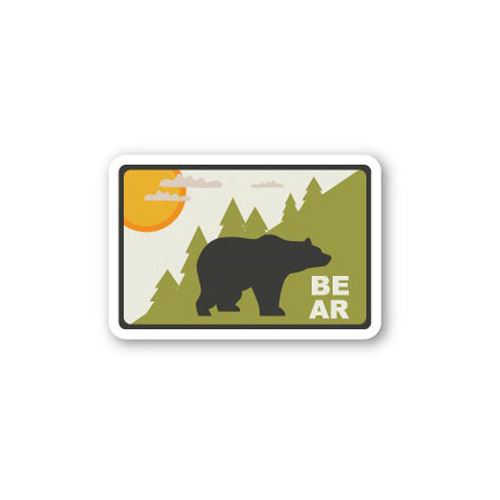 camping sticker (bear) 차량용 데칼 스티커